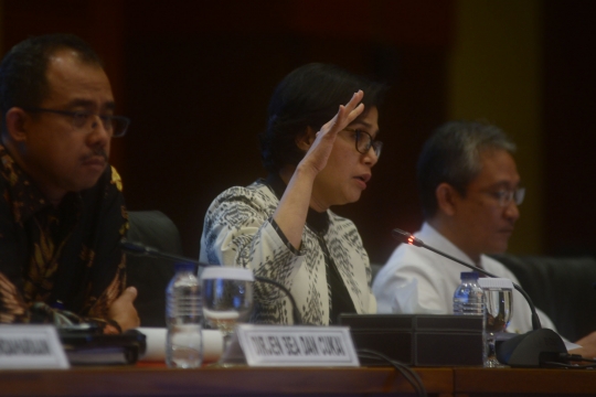 Menkeu Sri Mulyani konpers terkait RAPBN 2018