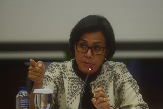 Menkeu Sri Mulyani konpers terkait RAPBN 2018