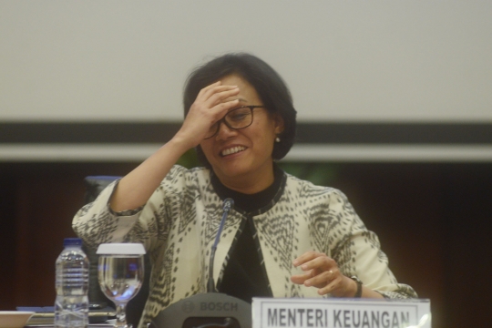 Menkeu Sri Mulyani konpers terkait RAPBN 2018