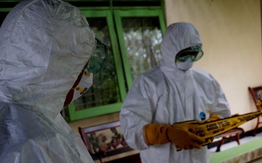 Simulasi penanganan virus flu burung