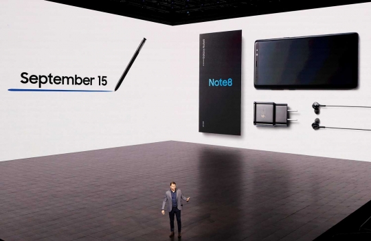Resmi meluncur di New York, begini tampilan Samsung Galaxy Note 8