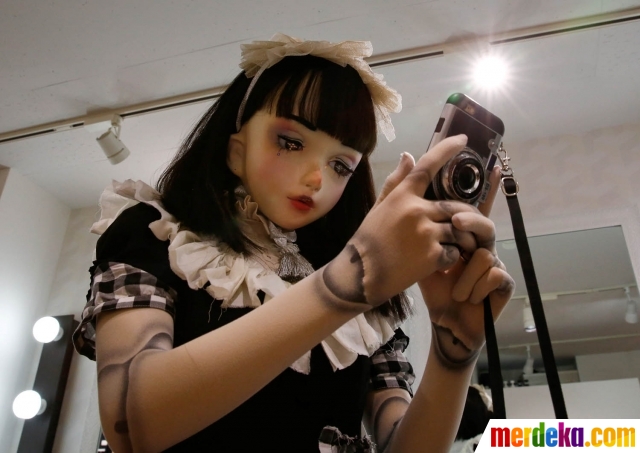 kebiasaan unik wanita jepang Foto Kisah unik Lulu berevolusi jadi boneka hidup yang 