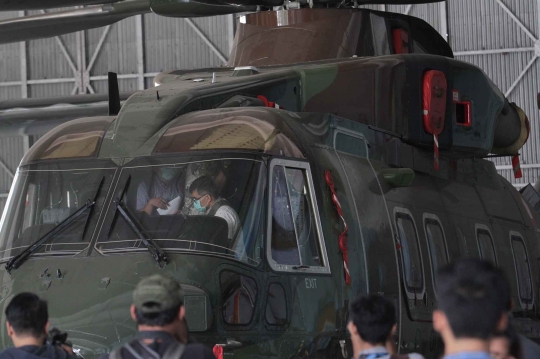 KPK dan POM TNI cek fisik Helikopter AW-101