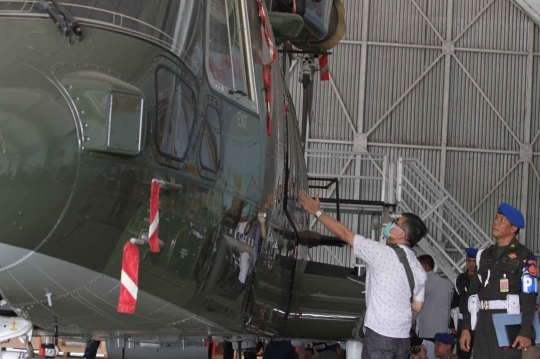 KPK dan POM TNI cek fisik Helikopter AW-101