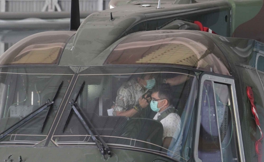 KPK dan POM TNI cek fisik Helikopter AW-101