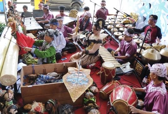 Antusiasme pedalang cilik di Bogor unjuk kebolehan