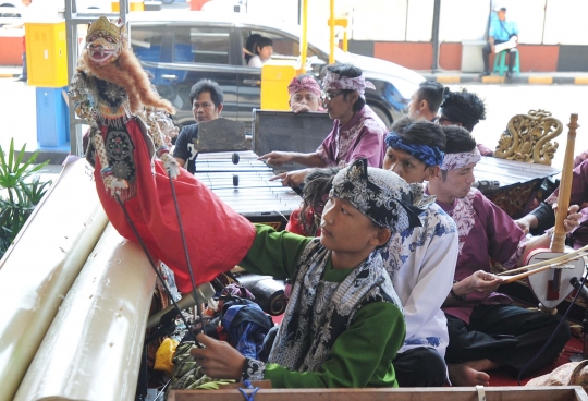 Antusiasme pedalang cilik di Bogor unjuk kebolehan