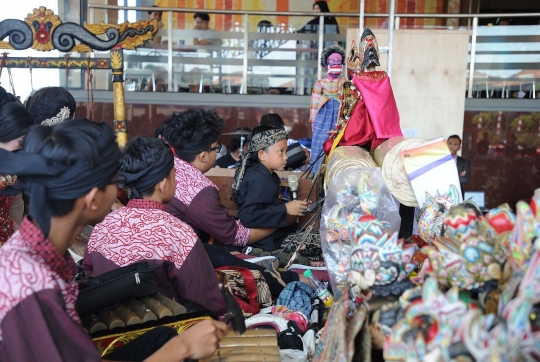 Antusiasme pedalang cilik di Bogor unjuk kebolehan