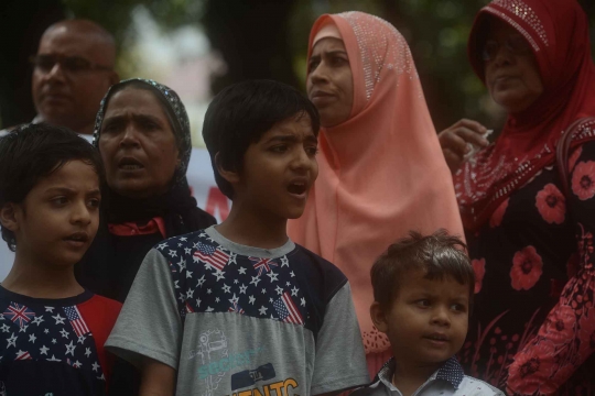 Ke Gedung UNHCR, warga Rohingya se-Jabodetabek minta pasukan PBB dikirim ke Myanmar