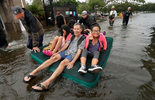 Ketika perahu jadi transportasi andalan warga Texas