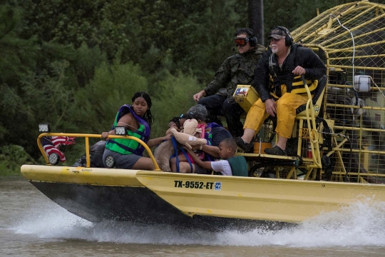 Ketika perahu jadi transportasi andalan warga Texas
