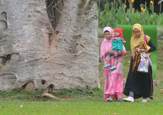 Salat Idul Adha di tengah kesejukan alam Kebun Raya Bogor