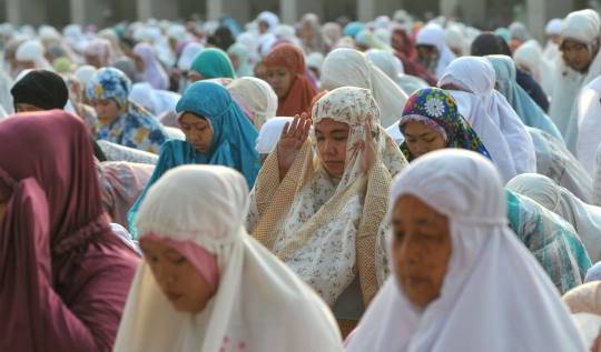 Saat Masjid Istiqlal dipadati ribuan jemaah salat Idul Adha