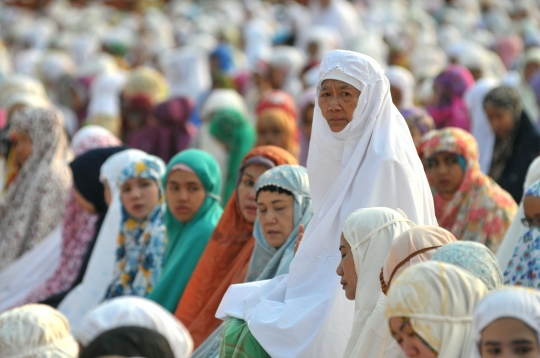 Saat Masjid Istiqlal dipadati ribuan jemaah salat Idul Adha