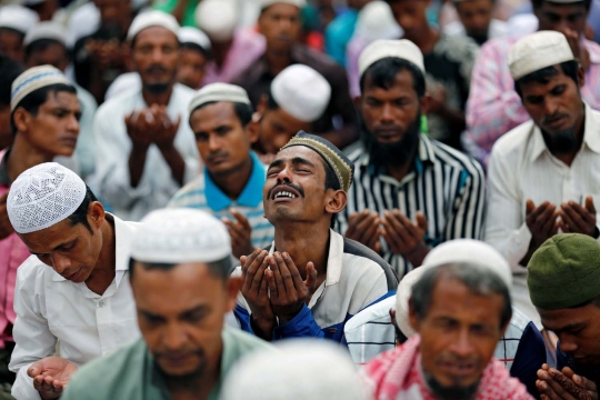 Duka muslim Rohingya rayakan Idul Adha di pengungsian