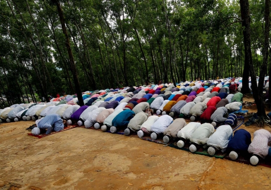 Duka muslim Rohingya rayakan Idul Adha di pengungsian