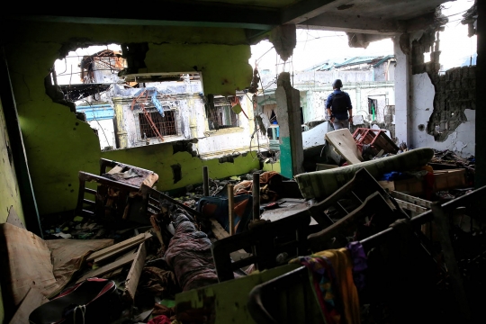 Potret kehancuran Marawi akibat pertempuran militer Filipina vs ISIS
