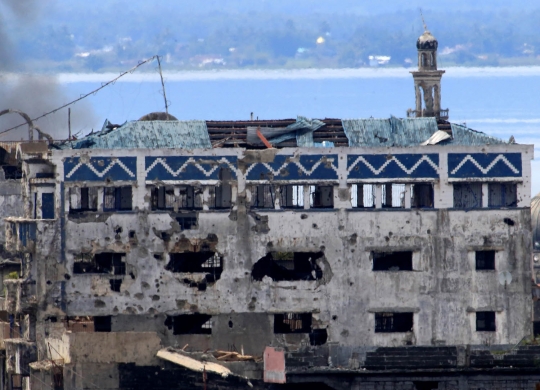 Potret kehancuran Marawi akibat pertempuran militer Filipina vs ISIS