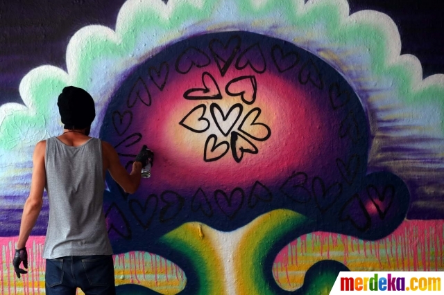 Foto Menelusuri Warna Warni Surga Grafiti Di London Merdeka Com