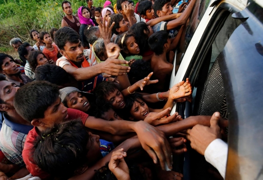 Nasib pilu pengungsi Rohingya menderita kelaparan di Bangladesh