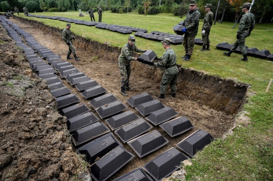 Jerman makamkan kembali kerangka 1.386 tentara korban Perang Dunia II