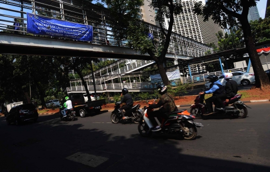 Dishub DKI tunda pembatasan sepeda motor di Jenderal Sudirman