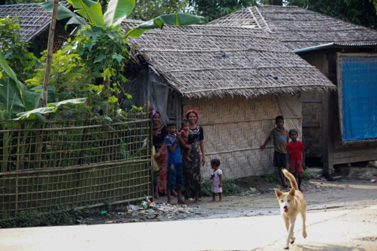 Meratapi rumah muslim Rohingya ludes dibakar militer Myanmar