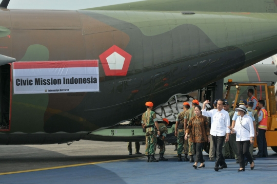 Jokowi kirim bantuan untuk Rohingya dengan 4 pesawat Hercules