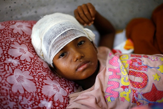 Meratapi kondisi anak-anak dan perempuan Rohingya korban kekerasan militer Myanmar