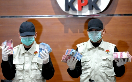 Ini barang bukti Rp 346 juta hasil OTT KPK terhadap Bupati Batubara