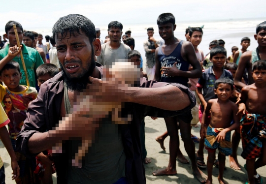 Nasib pilu pengungsi Rohingya kehilangan bayi saat pelarian ke Bangladesh