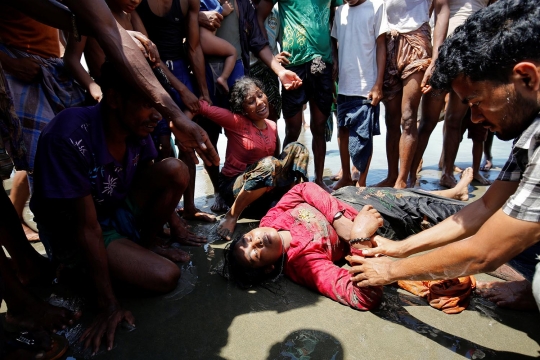 Nasib pilu pengungsi Rohingya kehilangan bayi saat pelarian ke Bangladesh