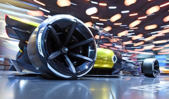 Penampakan Renault RS 2027, jet darat F1 masa depan