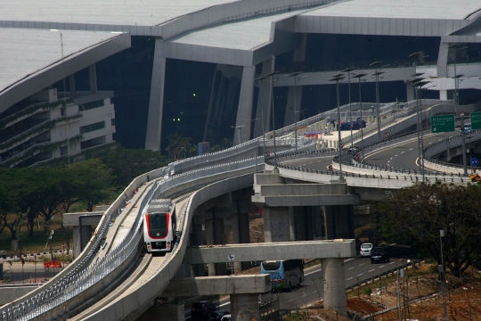 Skytrain di Bandara Soekarno-Hatta resmi beroperasi