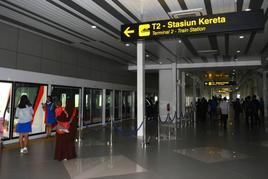 Skytrain di Bandara Soekarno-Hatta resmi beroperasi