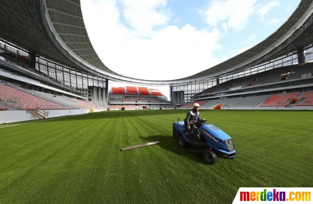 Foto : Mengintip renovasi Ekaterinburg Arena untuk Piala 