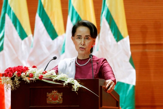 Ekspresi Aung San Suu Kyi buka suara terkait kekerasan terhadap Rohingya