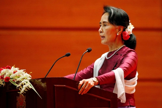 Ekspresi Aung San Suu Kyi buka suara terkait kekerasan terhadap Rohingya