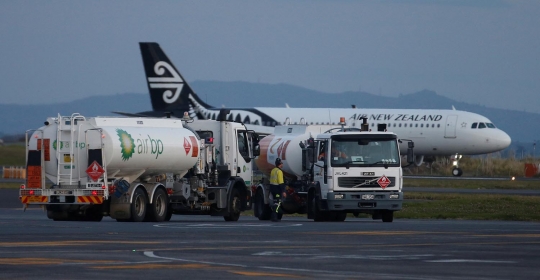 Penampakan bandara di Selandia Baru berhenti operasi akibat krisis BBM