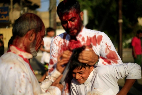 Mengerikan, begini festival Asyura di Irak
