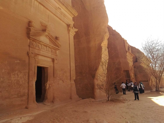 Kondisi Madain Saleh sekarang, dulu tempat ini pernah diazab