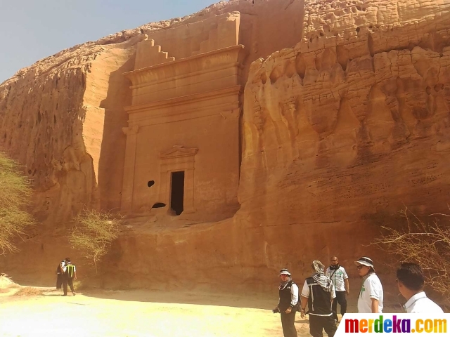 Foto : Kondisi Madain Saleh sekarang, dulu tempat ini 