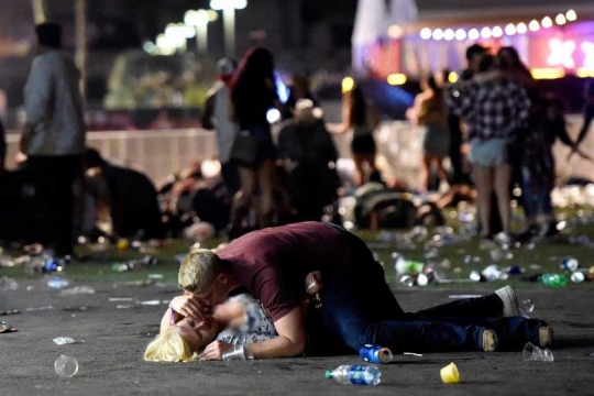 Mencekam, begini suasana kepanikan saat penembakan di festival musik di Las Vegas