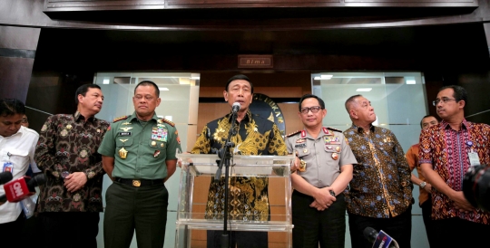 Bahas polemik senjata, Wiranto panggil Menhan, Kapolri, Panglima TNI & KaBIN