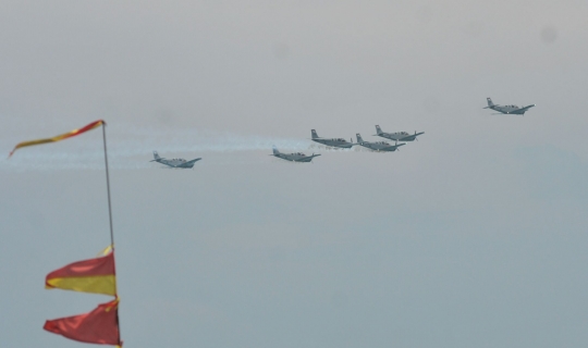 Deretan jet dan helikopter tempur penjaga langit Nusantara