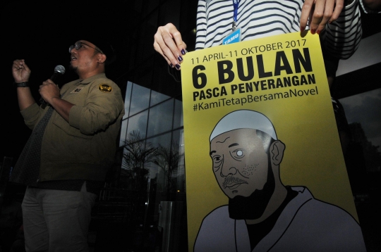 Koalisi Masyarakat Sipil Peduli KPK tagih penuntasan kasus Novel Baswedan
