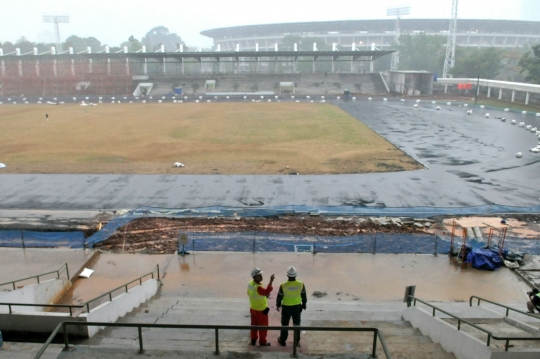 Intip perkembangan renovasi Stadion Madya Senayan untuk Asian Games 2018