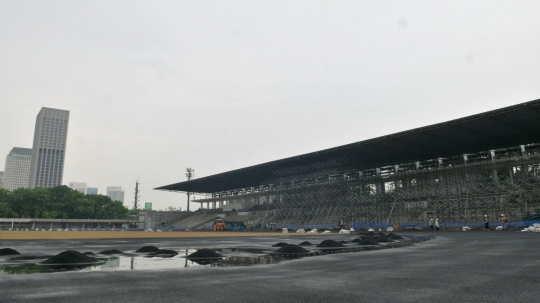 Intip perkembangan renovasi Stadion Madya Senayan untuk Asian Games 2018