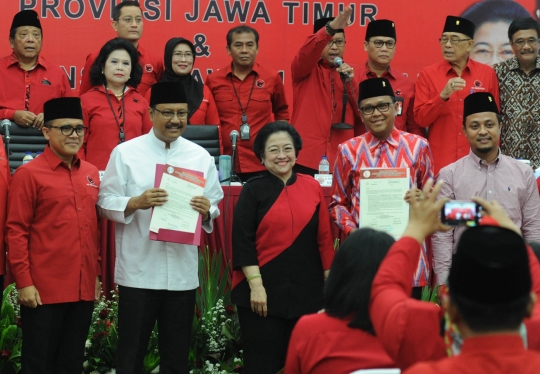 PDIP umumkan pasangan bakal Cagub Jatim dan Sulsel