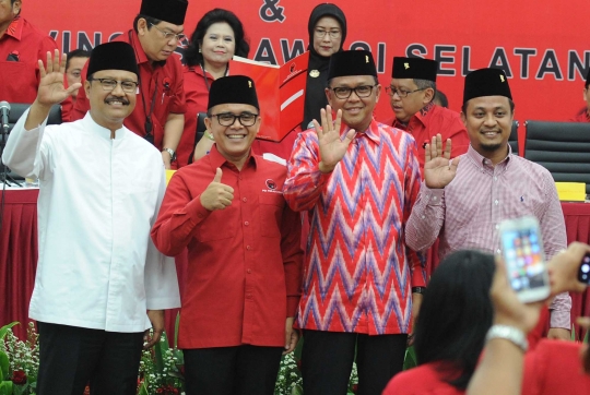 PDIP umumkan pasangan bakal Cagub Jatim dan Sulsel